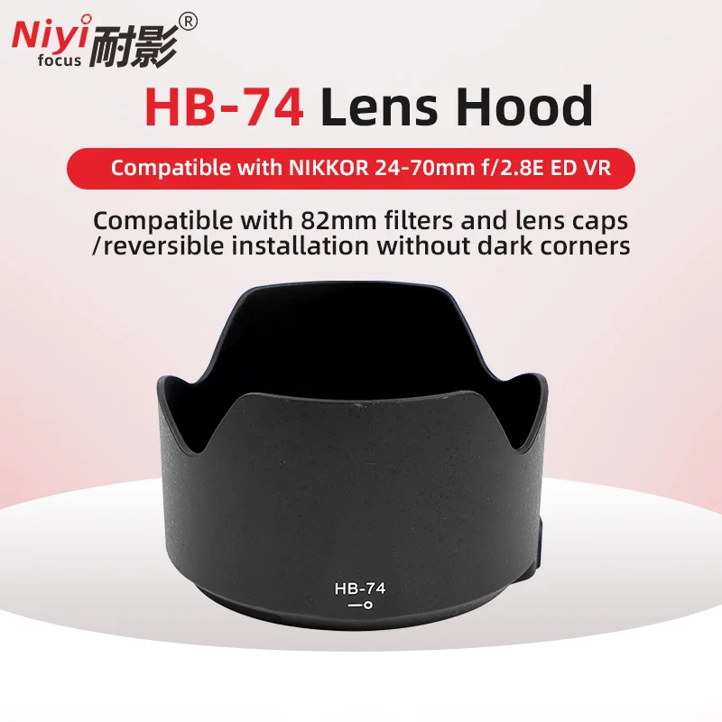 

Lens Hood HB-74 HB-23 HB-93 HB-37 HB-63 Camera Lens Hood Baynet flower hood for Nikon Z NIKKOR 24-70mm f/2.8E ED V AF-S VR 105mm