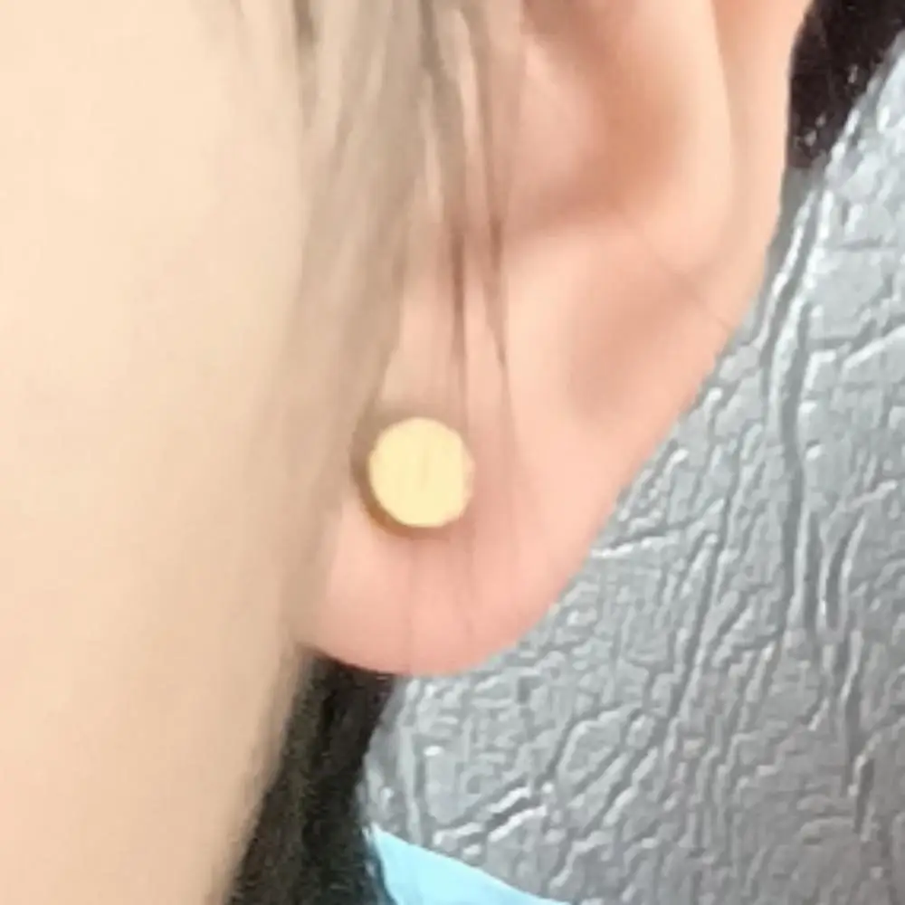 Nooxian 2 Pezzi Orecchini A Bottone Di Zircone Cubico