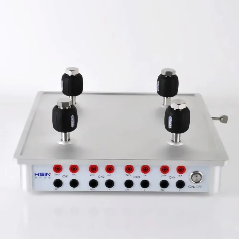 

4 Ports Pressure Test Tools Calibration Table Stainless Steel Pressure Manifold with Electric Signal Measurement Function OEM