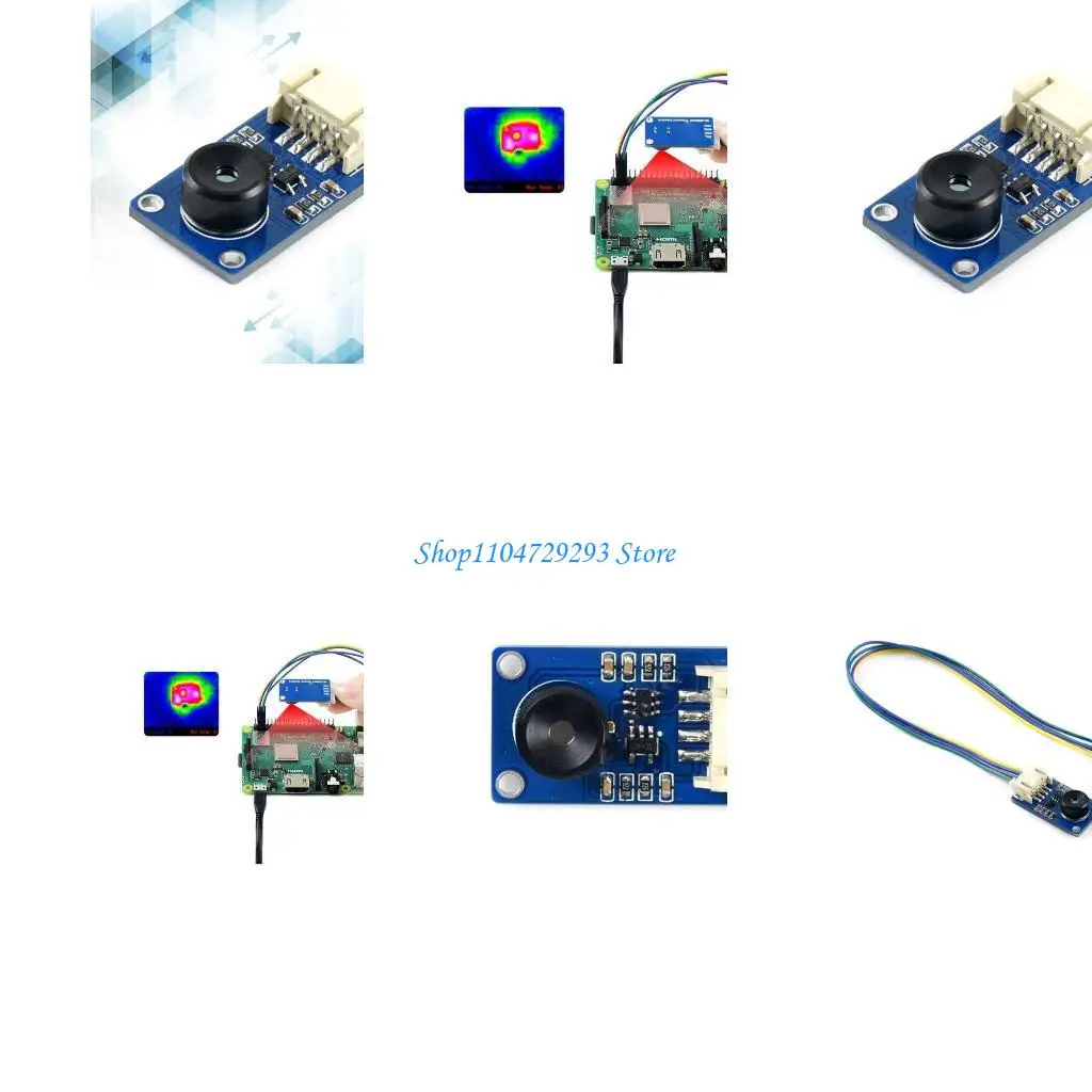 

Y2GD массив Теплоизображение модуль камеры 32x24 110 градусов поля вид I2C Интерфейс тепловизионный модуль камеры камеры