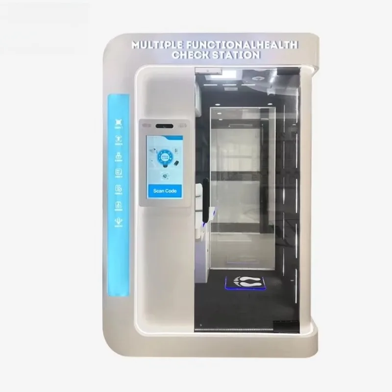 Multi Functional 24 Hour Health Check Station Self Service System with Smart Health Cabin and Remote Diagnosis Customized