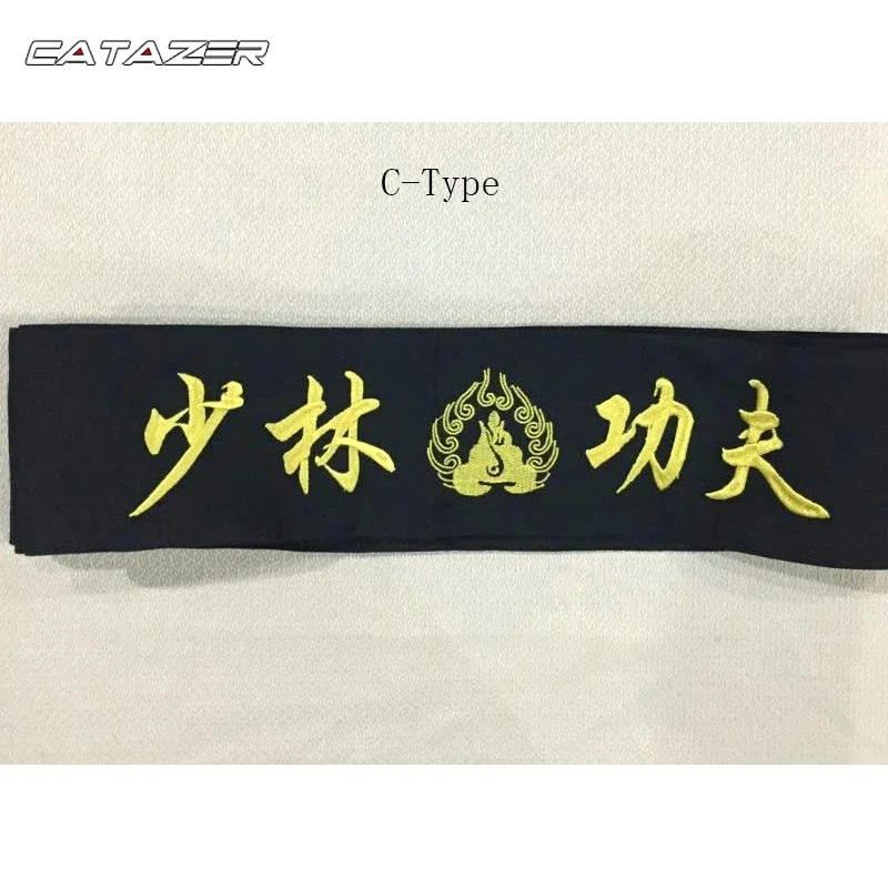 Shaolin Monk Embroidery Kung Fu Sashes for Training Performance Uniforms Wushu Martial Arts Karate Taekwondo Belts