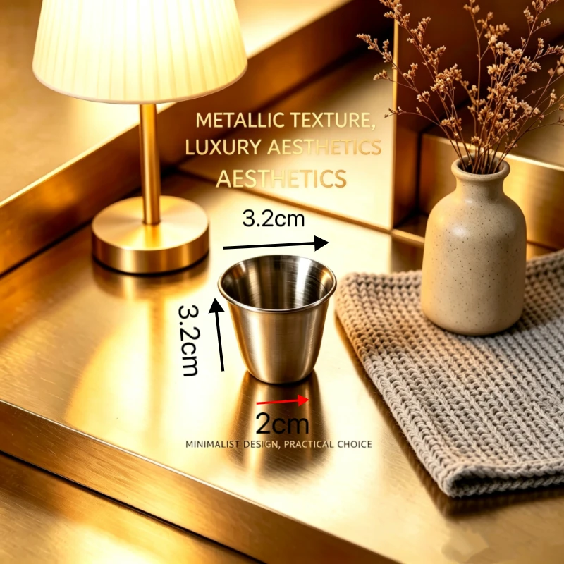 Stainless Steel Mini Cups Art and Design Products Church, Christian  Holy Sacrifice