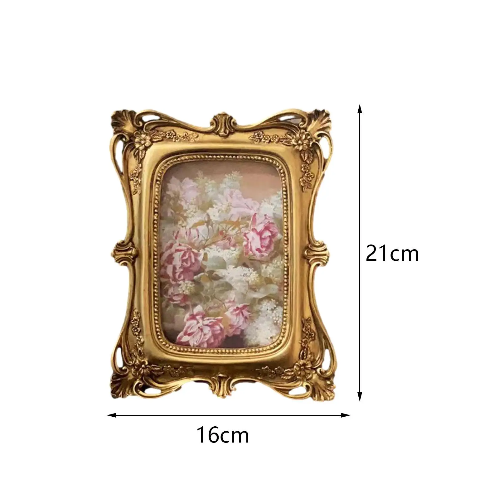 Vintage Picture Frames Wall Hanging Frame Photo Gallery Art Luxury Photo Frames for Hallway Dining Room Living Room Home Table