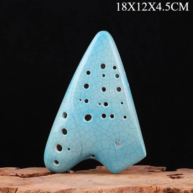Ocarina Triple Alto profesional, llave de CA, flauta de arcilla para adultos, Ocarinas étnicas portátiles de mano, instrumentos Orff Time Ocarina