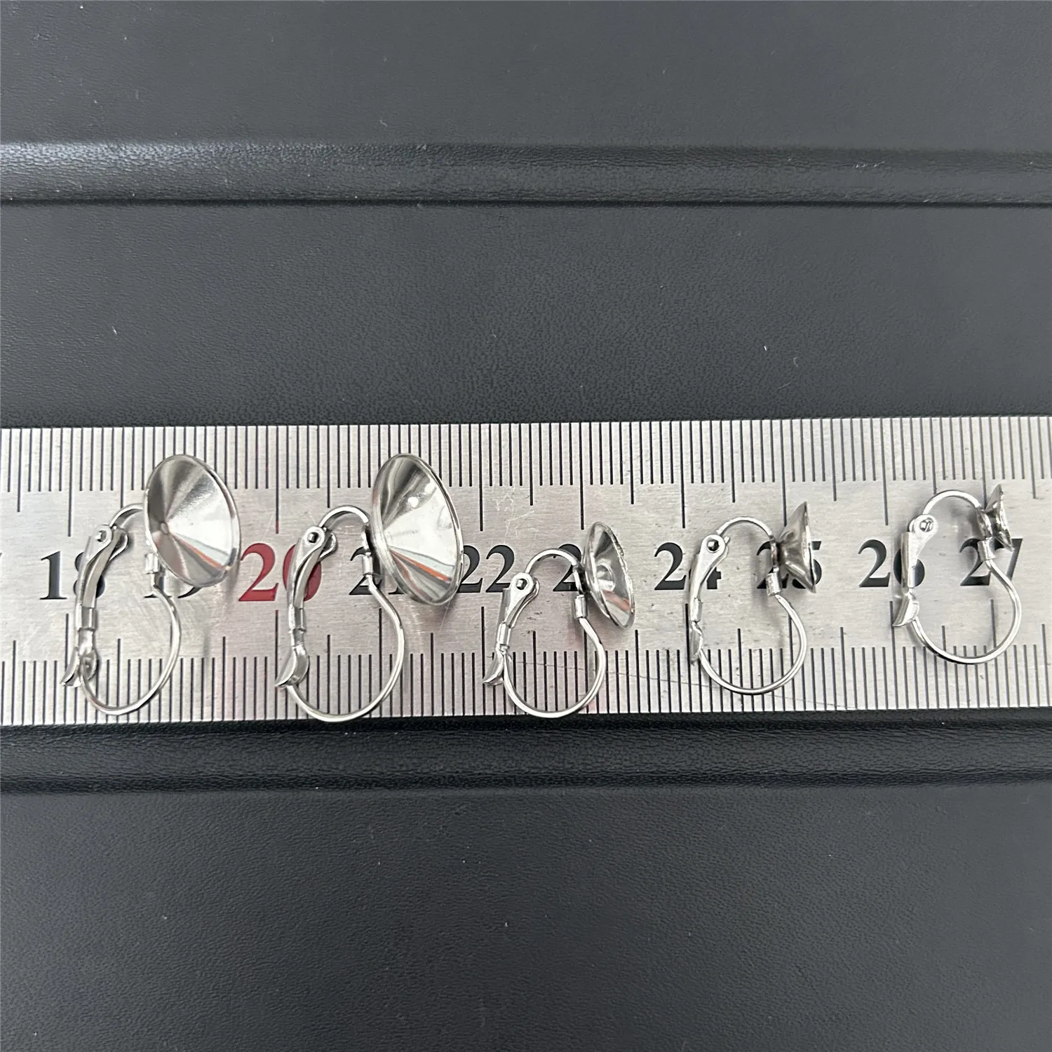 10PCS/lot Wholesale Stainless Steel France Clasp Hooks Cabochon For Jewelry DIY Making Earring Hooks Base Setting Findings