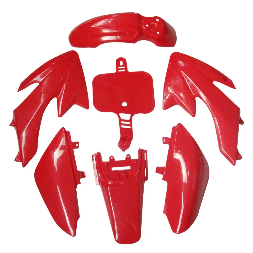 Not a Whole Set Red Motorcycle Plastics Fender Decals or Seat Fuel orTank For  CRF50 XR50 Dirt Pit Bike 110 125CC