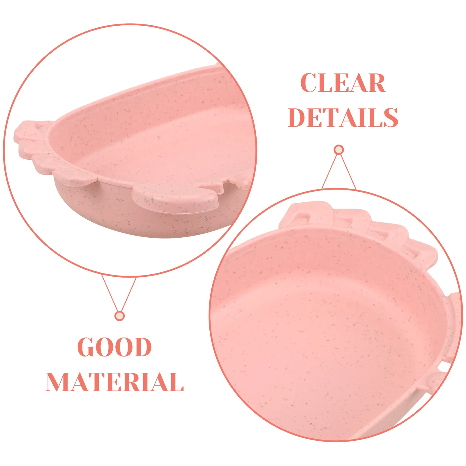 

Large For Parakeet Durable Plastic Indoor Outdoor Bathtub Antislip Stable Easy Clean Bathing Accessories Cockatiel Parrot