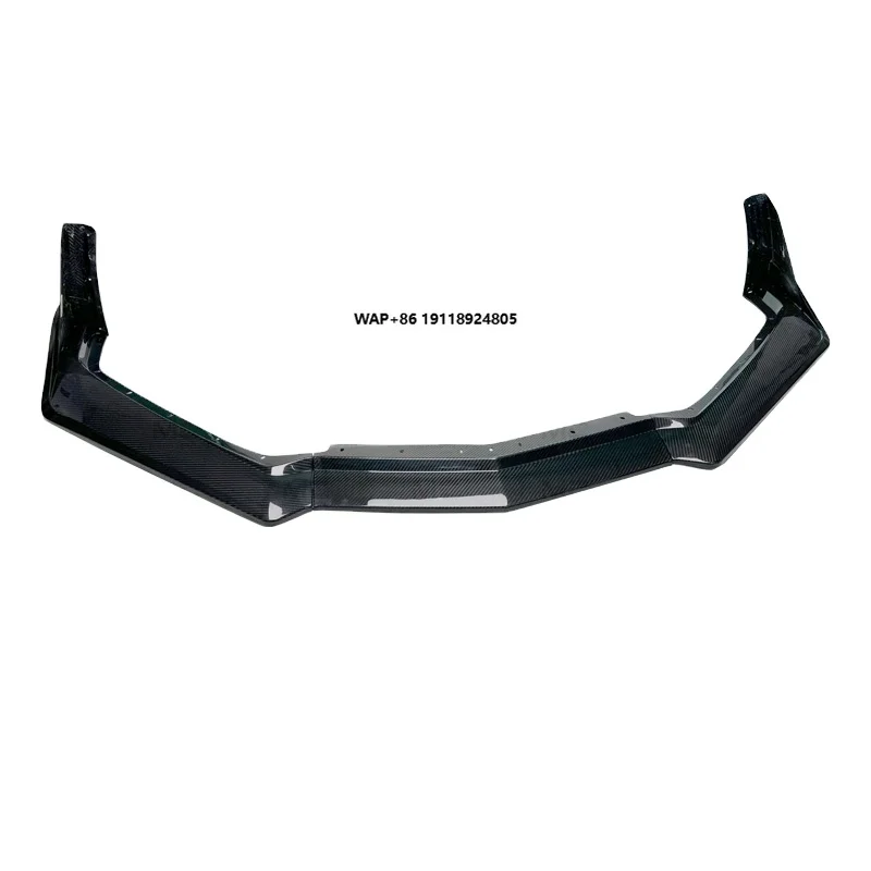 

3pcs Dry Carbon Fiber Lip for Corvette C8 Dry Carbon Fiber Front Lip for Corvette C8 3pcs Dry Carbon Fiber Front Spoil