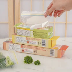 Refrigerator Fresh-keeping Bag Food Sealed Transparent Household Fruit and Vegetable Food Freezing Special Thickened Ziplock Bag