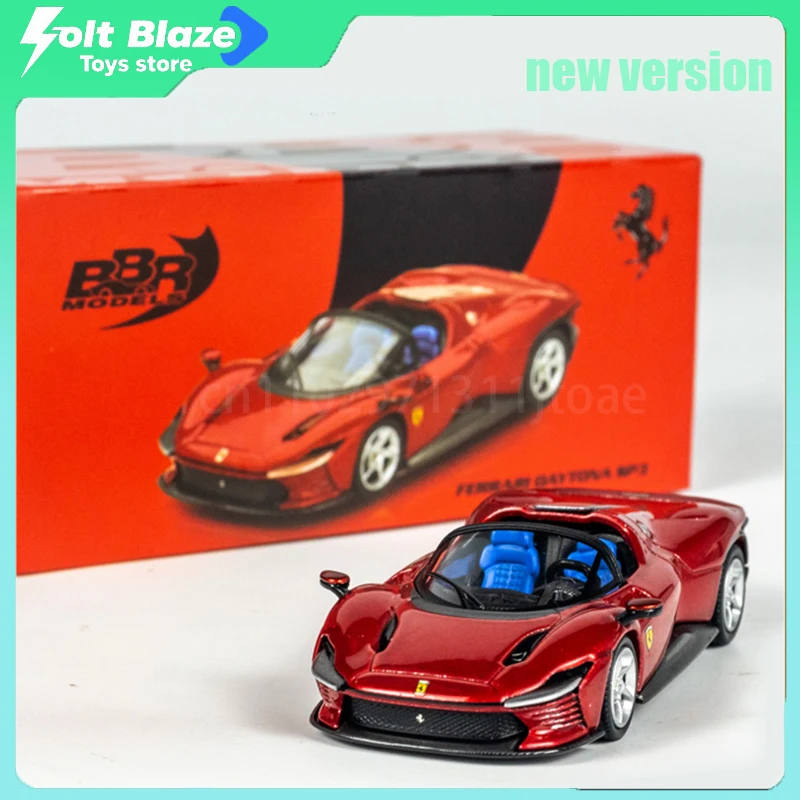 

BBR 1/64 Ferrari Daytona SP3 Prancing Horse Diecast Car Model Simulation Static Display Alloy Car Models Boy Collectible Gift