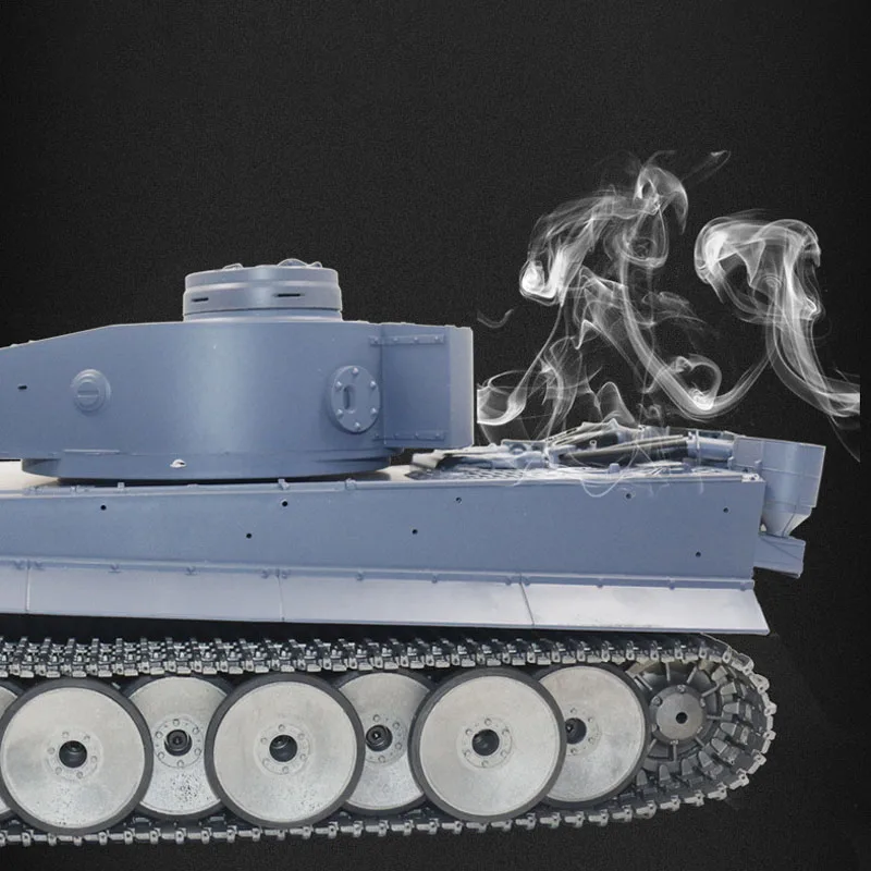 Henglong-Tanque de Controle Remoto, Tiger Alemão Segunda Guerra Mundial, Heavy Metal, 1:16 Simulação, Efeito Sonoro, Modelo de Simulação, 3818-1