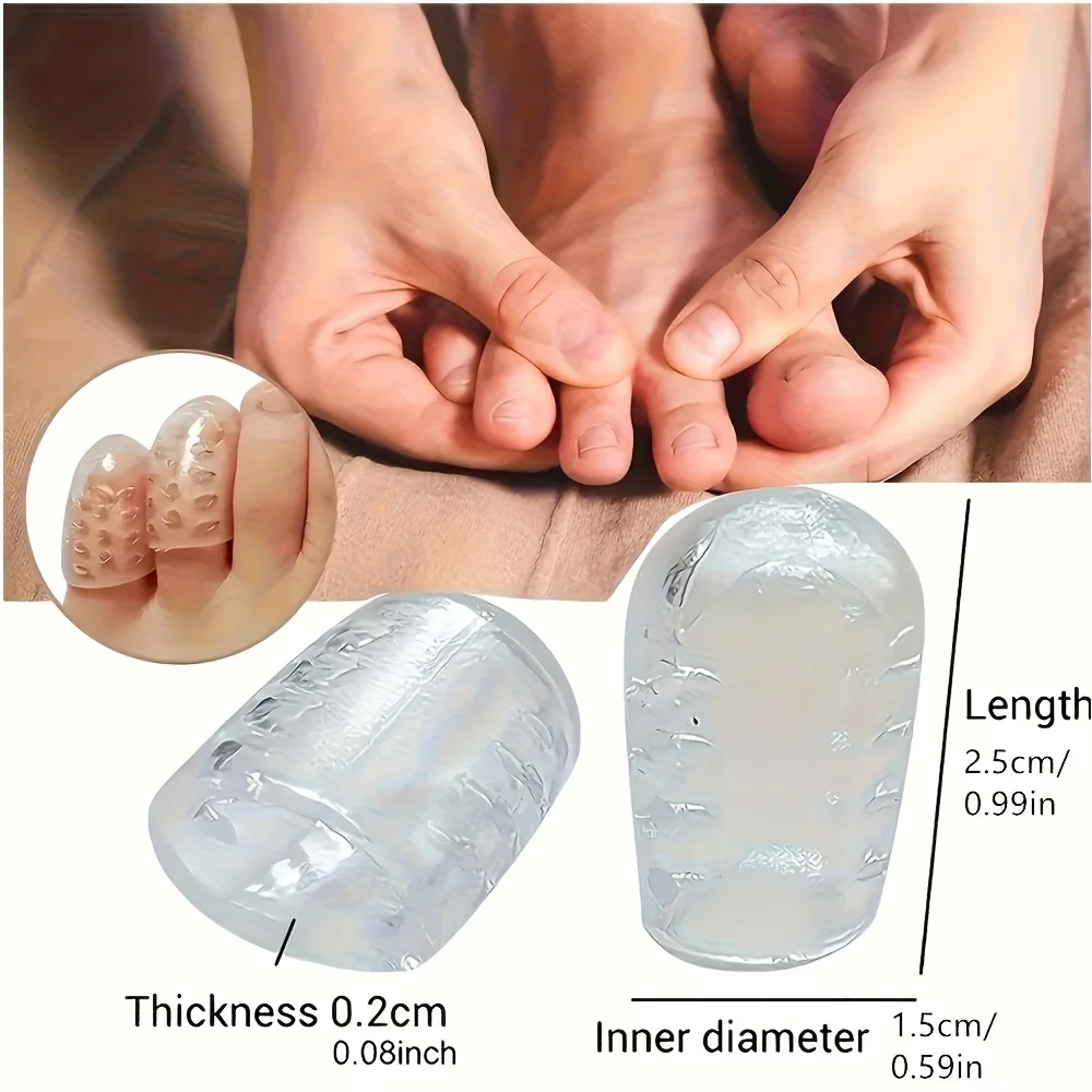 20‑Pcs Versatile Toe & Finger Protector Set | Prevents Abrasions Unisex, breathable design with ventilation holes.