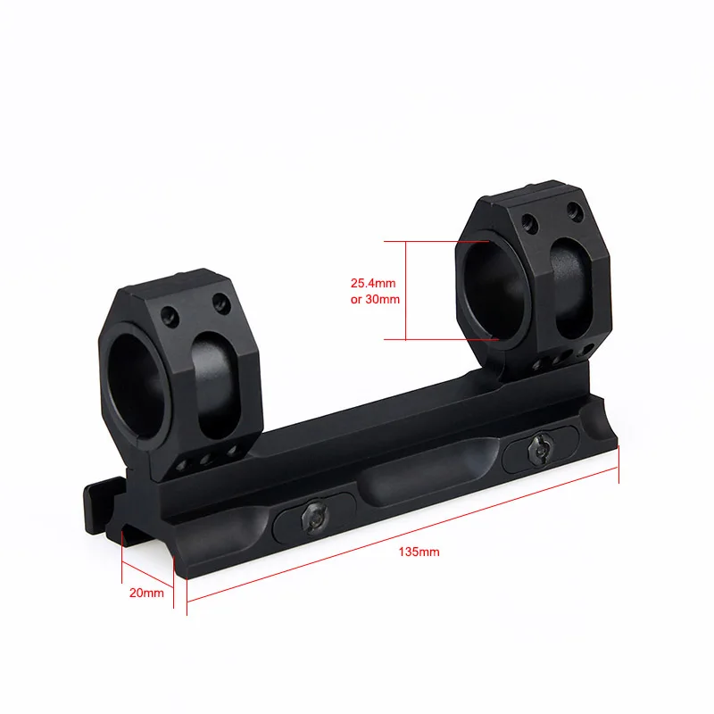 Imagem -05 - Montagem Destacável Rápida Riflescope para Trilho Picatinny Montagem Weaver Ajuste 254 mm 30 mm Pp240134