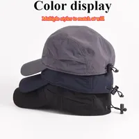 Big Size Light Thin Quick Drying Baseball Caps Male Solid Vintage Unisex XL 65CM Sports Hat Adjustable Trucker Cap Snapback Hats