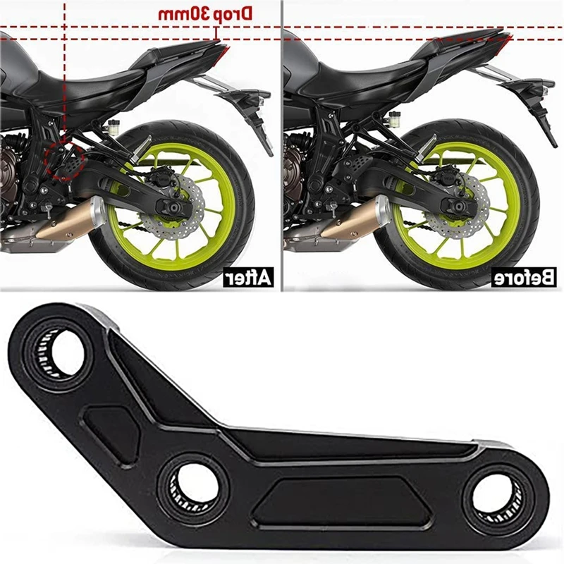 B-M Motorcycle Rear Suspension Connecting Lowering Links Kit For YAMAHA MT-07 FZ-07 MT 07 Tracer 700 XSR700 FZ07 2014-2020