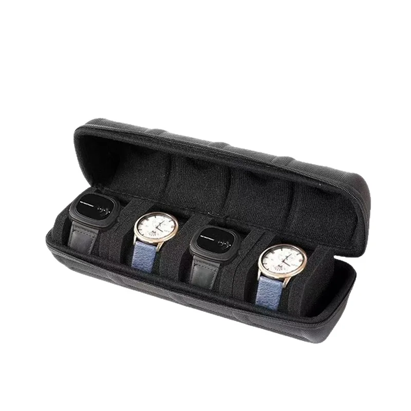 

Часы, высококачественное хранилище, различные слоты для карт, часы, большая емкость, молния, портативный ящик для хранения с клапаном, портативный