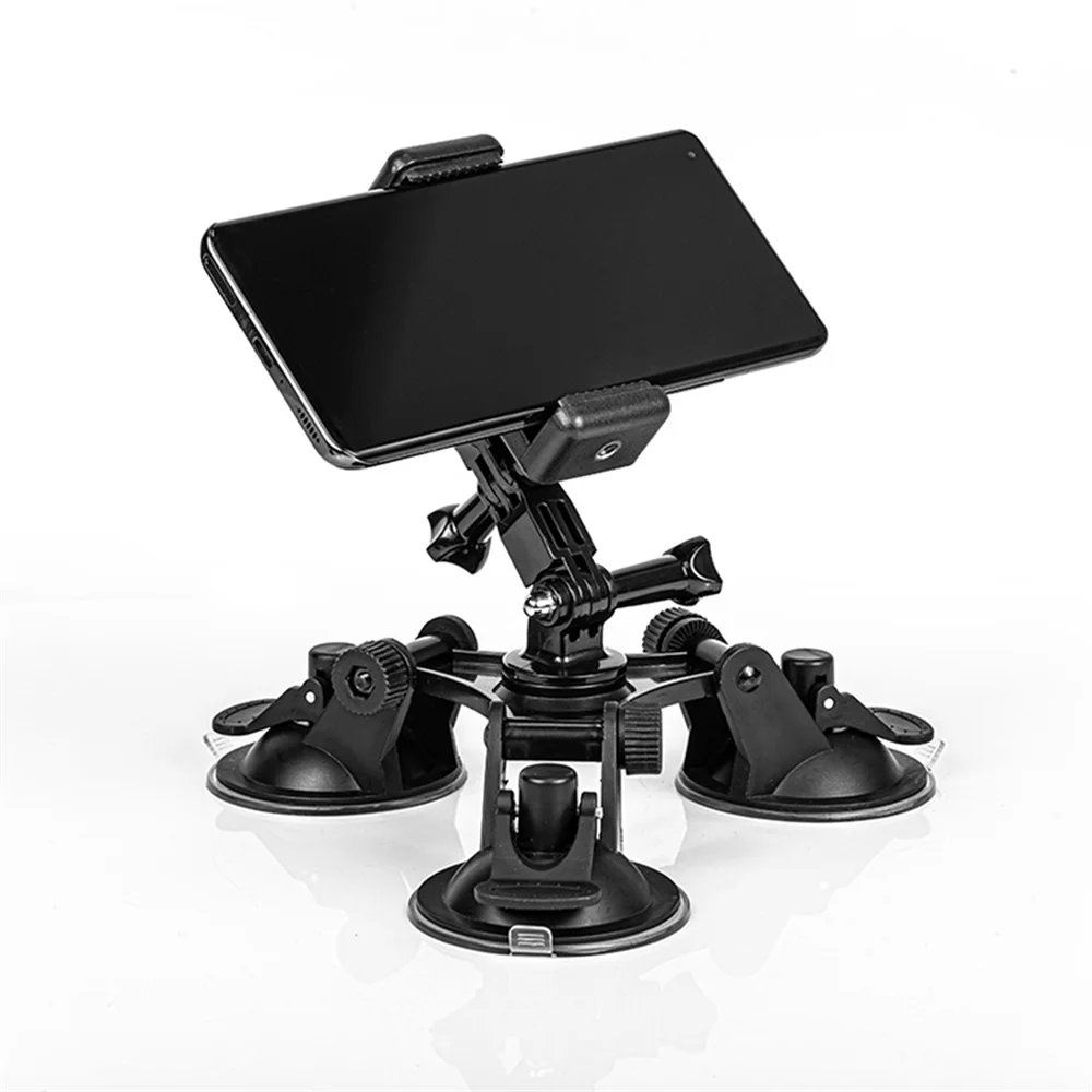 자동차 유리 휴대폰 흡입 컵 브래킷, 스포츠 카메라 스태빌라이저 거치대, Zhiyun DJI OSMO Hero 10/9 Insta360 ONE X2 ONE X용