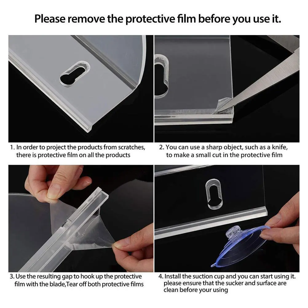 

Suction Cup Flowerpot Window Rack Stable Structure Design for Extra Storage Easy to Install Remove Acrylic Rack