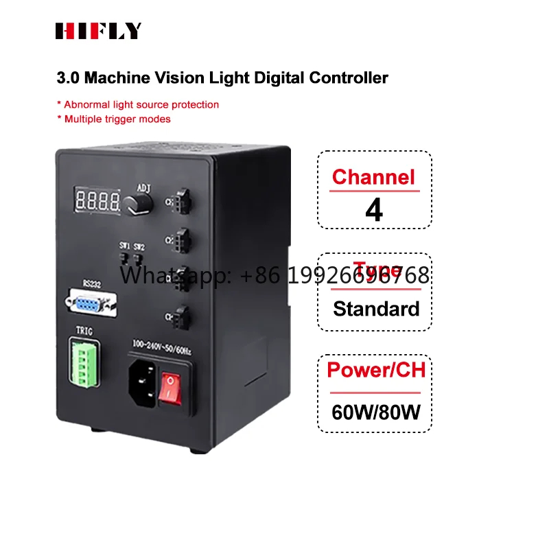 3rd Generation Standard Digital 4 Channel LED Controller Dimmer for Light Brightness Control