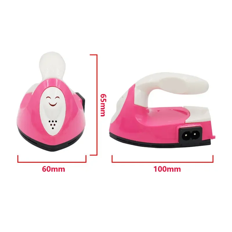 Fast Heated! Travel Electric Iron Handheld Mini Iron Children Electric Iron Hotfix Applicator for Patches Garment Stones