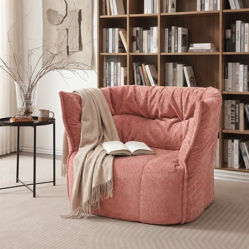 Lazy Living Room Sofas Backrest Armrest Sponge Single Sofas Multifunctional Comfortable Modern Casual Sofa Home Furnitures
