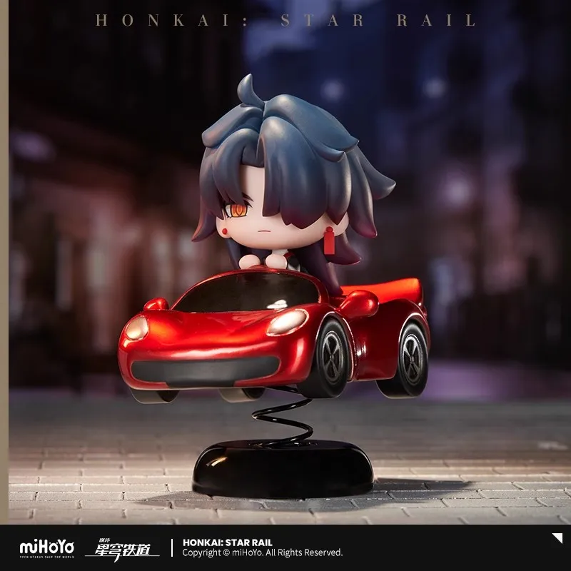 [Genuine] Honkai Star Rail Blade Cartoon Shake Dolls Game Cosplay Diy Accessories Car Ornament Anime Statue miHoYo Original 9CM