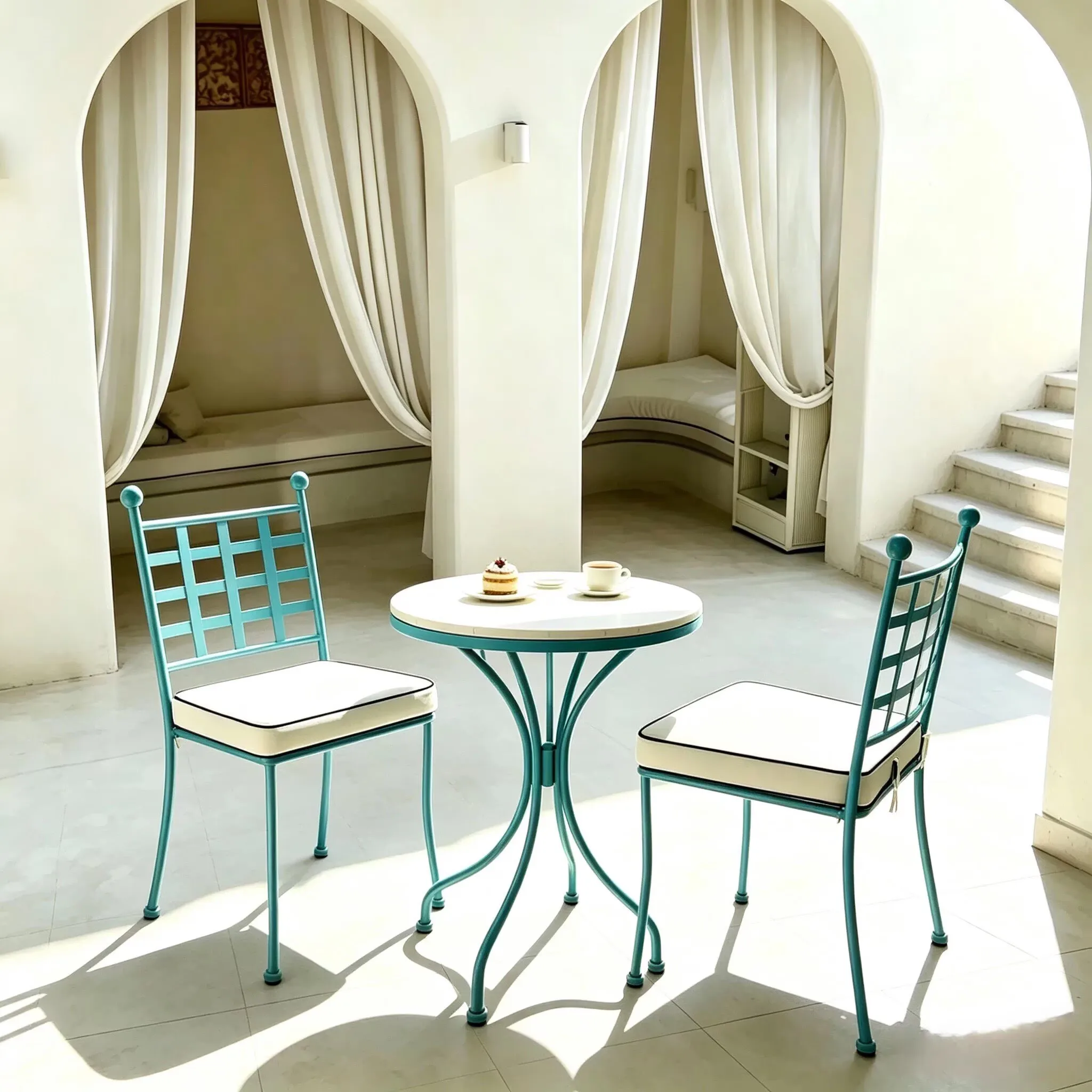 Leisure chairs dining chairs furniture courtyard tables and chairs designer outdoor coffee shop waterproof and sunscreen table c
