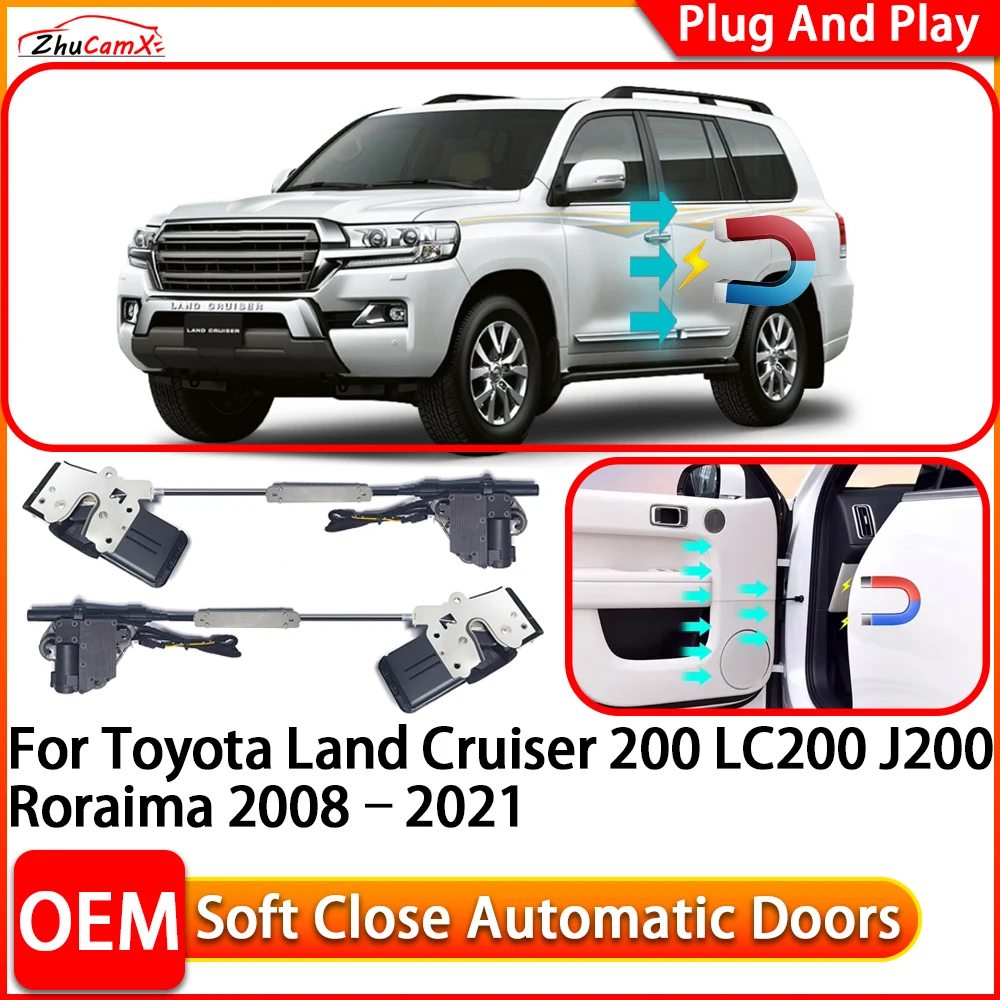 

For Toyota Land Cruiser 200 LC200 J200 Roraima Car Automatic Electric Soft Close Door Closer Power Closing Door Comfort Closing