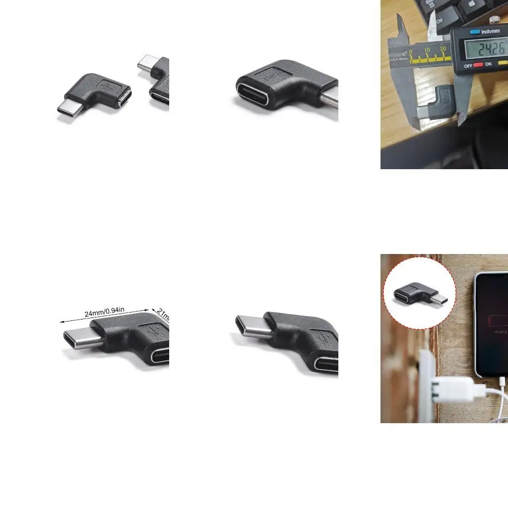 

R53C USB C Adapter 10Gbps Data Transfer Type C Male to Female Connector