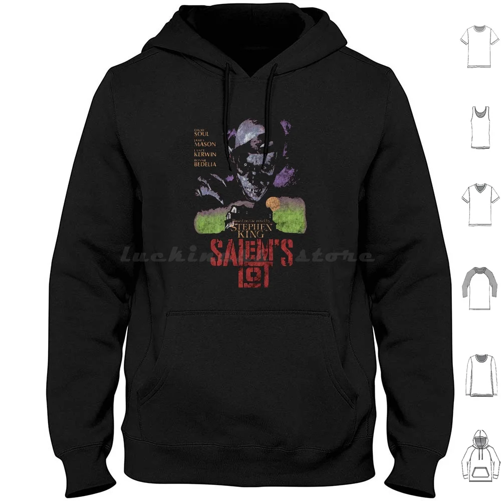 

Salem's Lot, Стивен Кинг, Классическая толстовка с капюшоном из хлопка с длинными рукавами Кристина Стивен Кинг Джон Карпентер Канджо