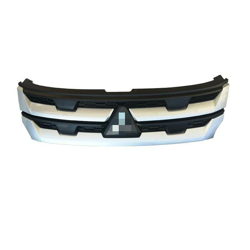 FIT For Mitsubishi Outlander Sport ASX For Mitsubishi RVR 2020 2021 2022 chrome Front Center Mesh Grille Grill Replace assembly