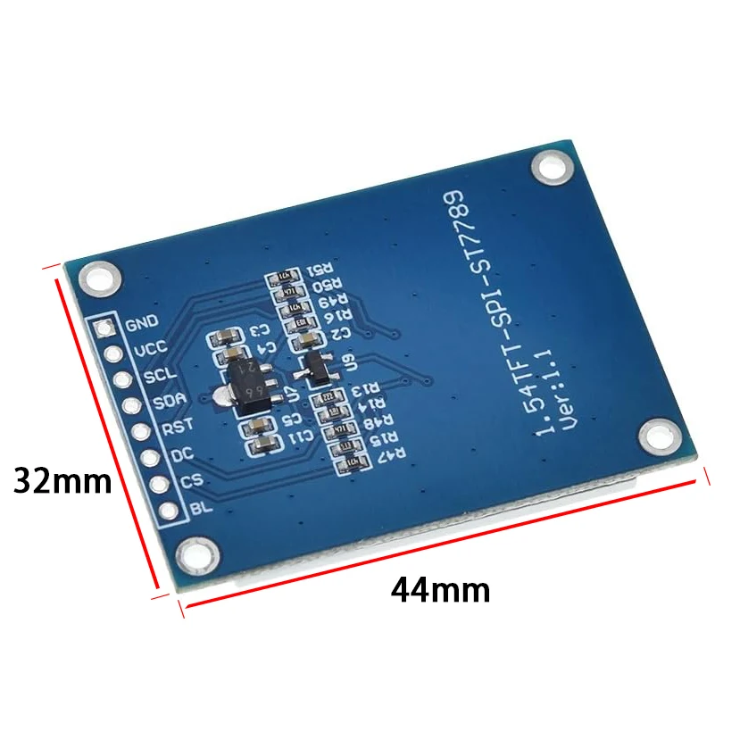 1.54 بوصة 1.54 "وحدة عرض TFT بالألوان الكاملة HD IPS LCD شاشة LED 240x240 SPI واجهة ST7789 لاردوينو #4