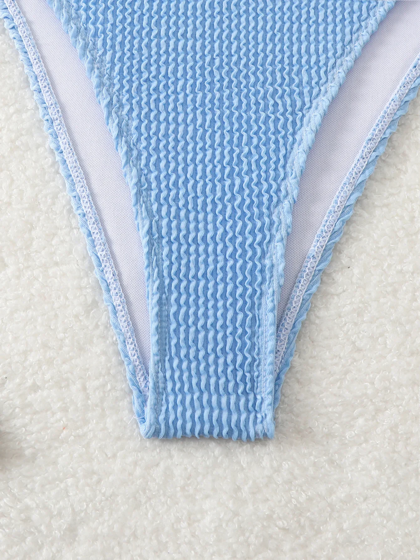 Sexy Micro Bikinis Sets Two Pieces Swimsuit Blue Swimwear Female Brazilian Thong Biquini One Shoulder Beach Wear Bathing Suit