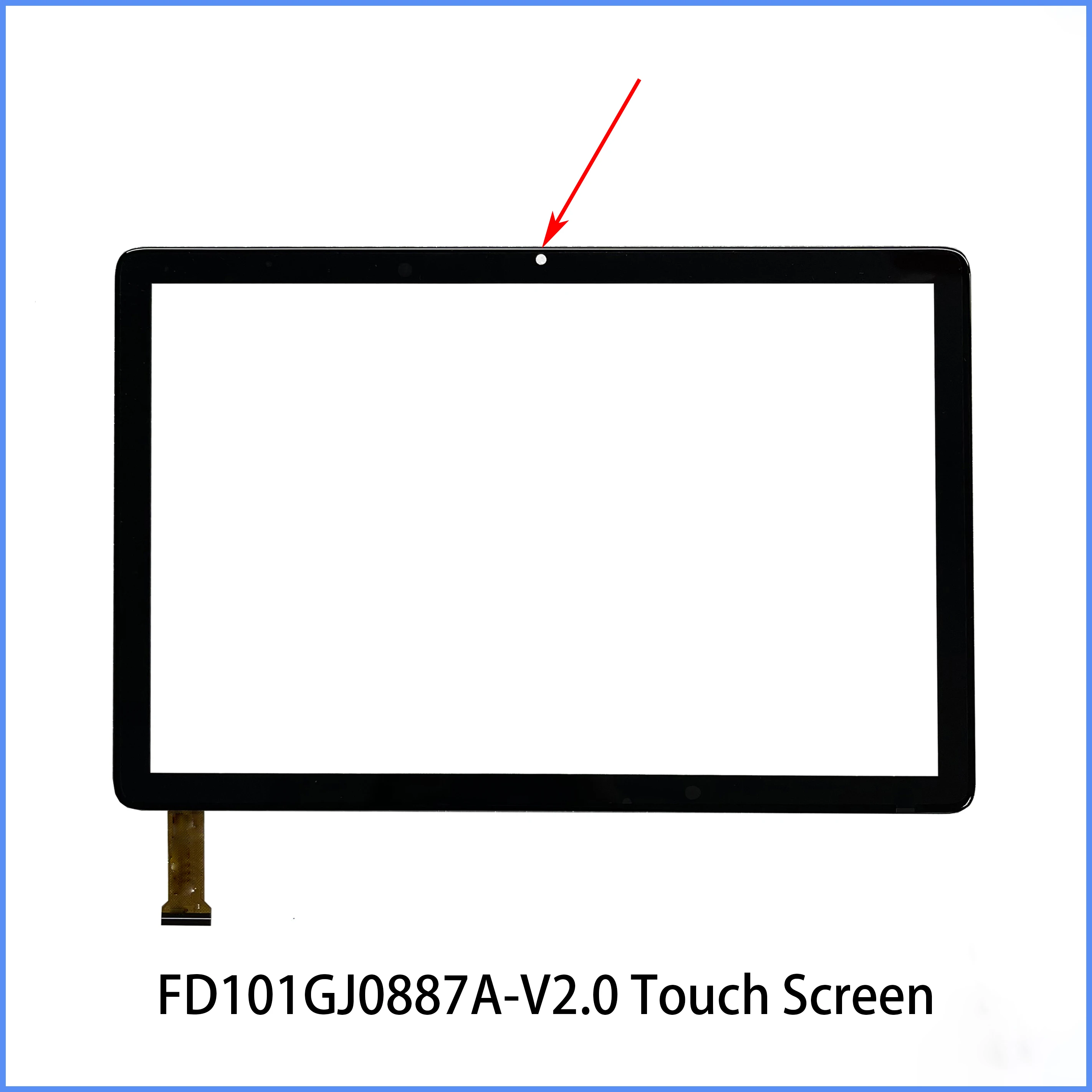 New 10.1 Inch 51PIN P/N FD101GJ0887A-V2.0 Capacitive Touch Screen Panel Repair And Replacement Parts FD101GJO887A-V2.0