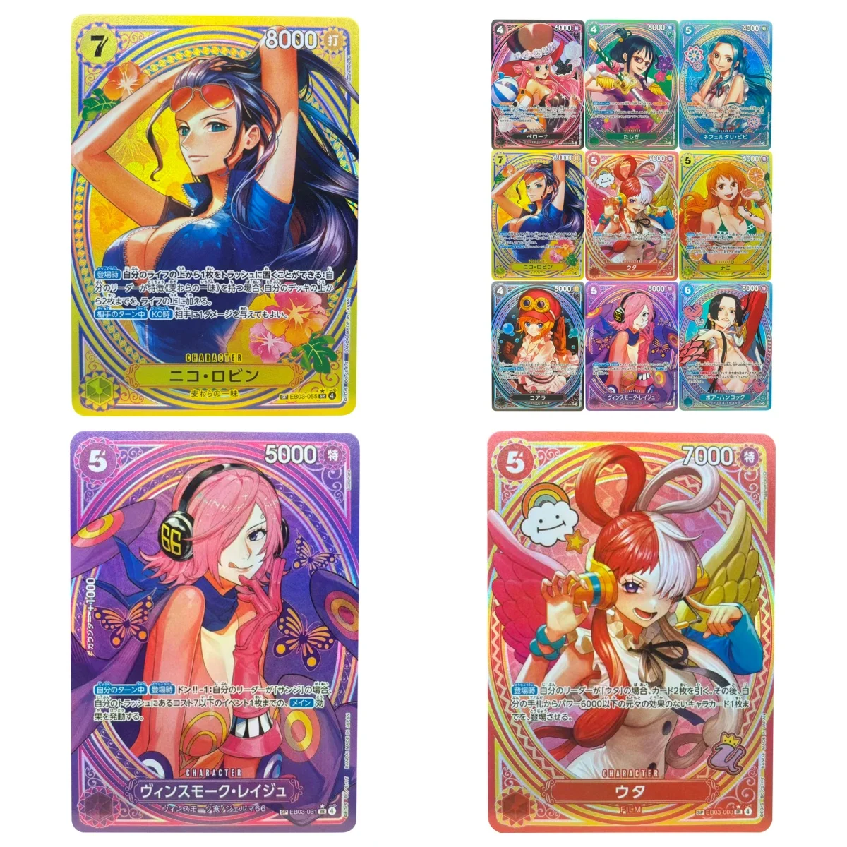 قطعة واحدة جمع بطاقات EB03 نامي بوا هانكوك SP JPN لتقوم بها بنفسك جودة عالية ذاتية الصنع لعبة أنيمي بطاقات هدية لعبة #1