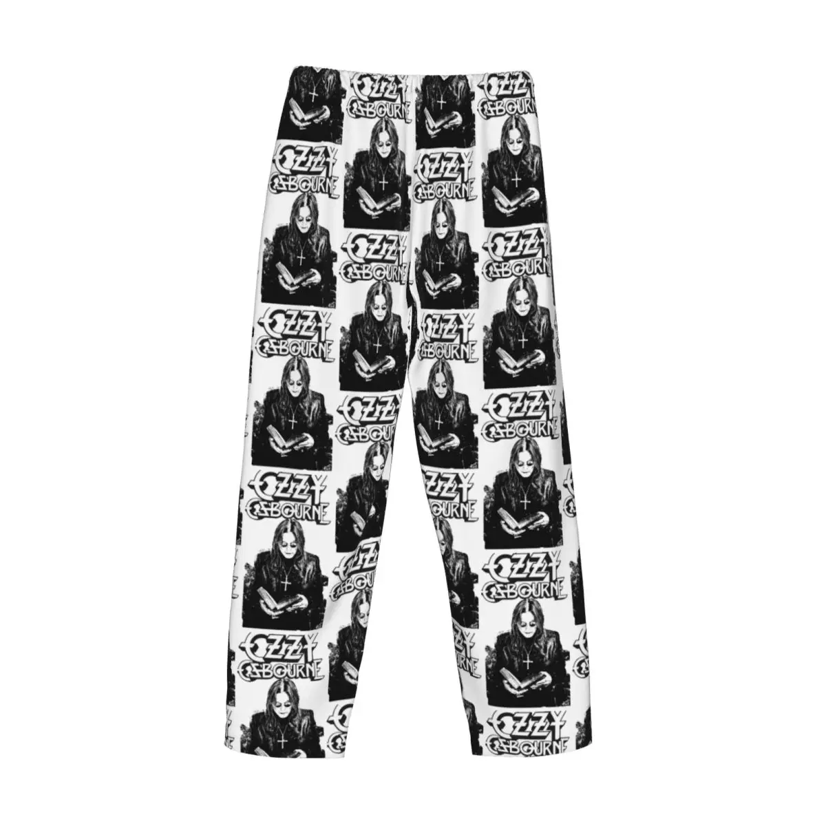 بنطال بيجامة Ozzy Osbourne للرجال مطبوع حسب الطلب، ملابس نوم برينس أوف داركنيس، قيعان صالة النوم مع جيوب