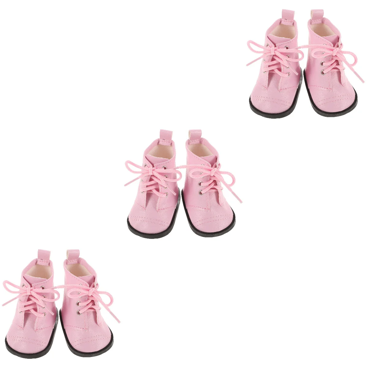 

3 Pairs Girl Dolls Shoes Miniature Rain Boots Toys Making Accessories Sports Baby