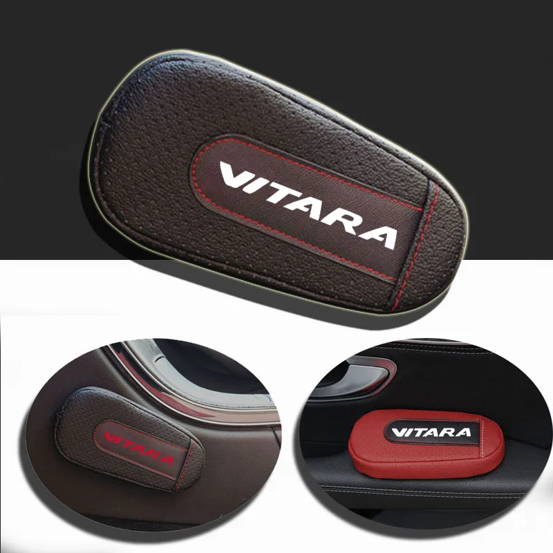 

For Suzuki Vitara Soft Leather Leg Cushion Knee Pad Armrest pad Seat Supports Car Seat Accessories