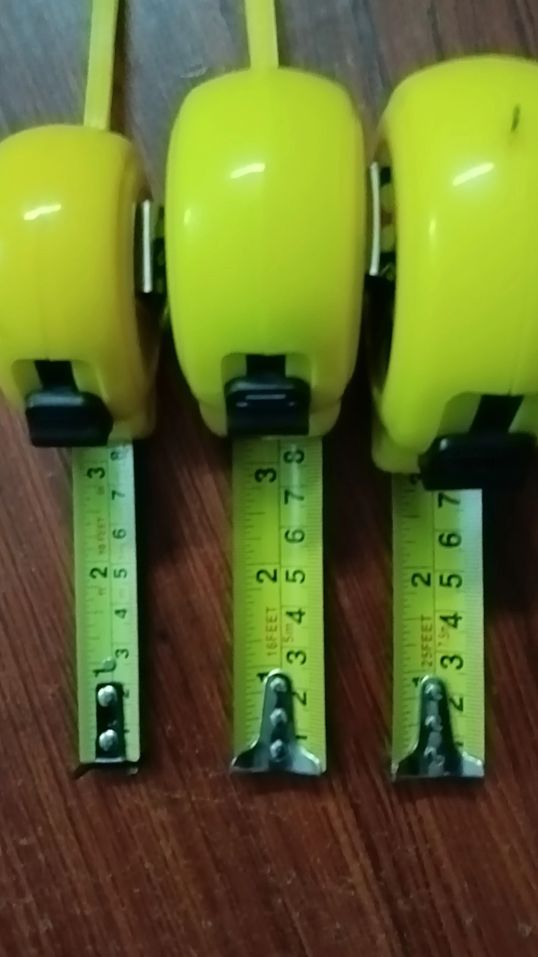 high quality metric&inch stainless steel power tape measure tool industrial type 3M/10FT 5M/16FT 7.5M/25FT construction tools