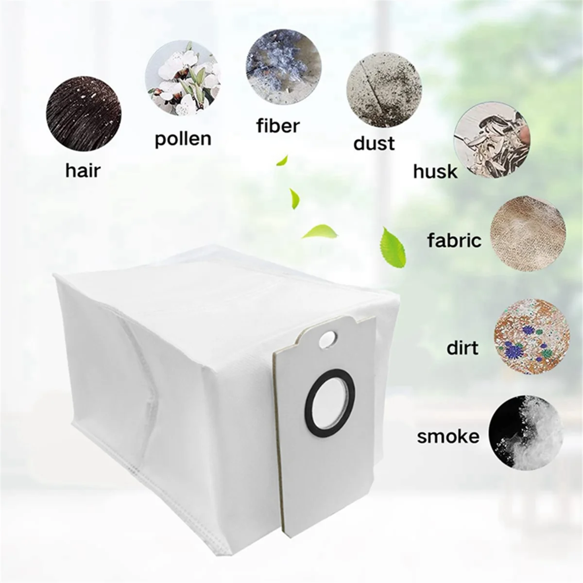 9PCS for 7490 Immortal / 8290 Immortal Vacuum Cleaner Replacement Filter Mop Dust Bag Main Side Brush