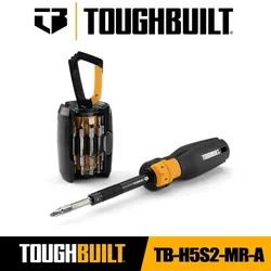 TOUGHBUILT TB-H5S2-MR-A Ratcheting Multi-Bit Driver + 24-Bit Grenade Portable Multifunctional Screwdriver Hand Tools