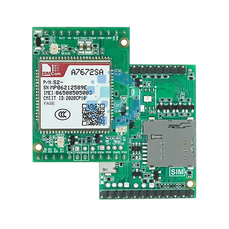 HAISEN SIMCOM A7672SA-FASE Core Board A7672SA-FASE Development Board LTE CAT1+4G+2G+BT+GNSS+Voice A7672