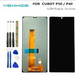 New For Cubot P40 P50 LCD Display with Touch Screen Digitizer Assembly Phone Accessories replacement