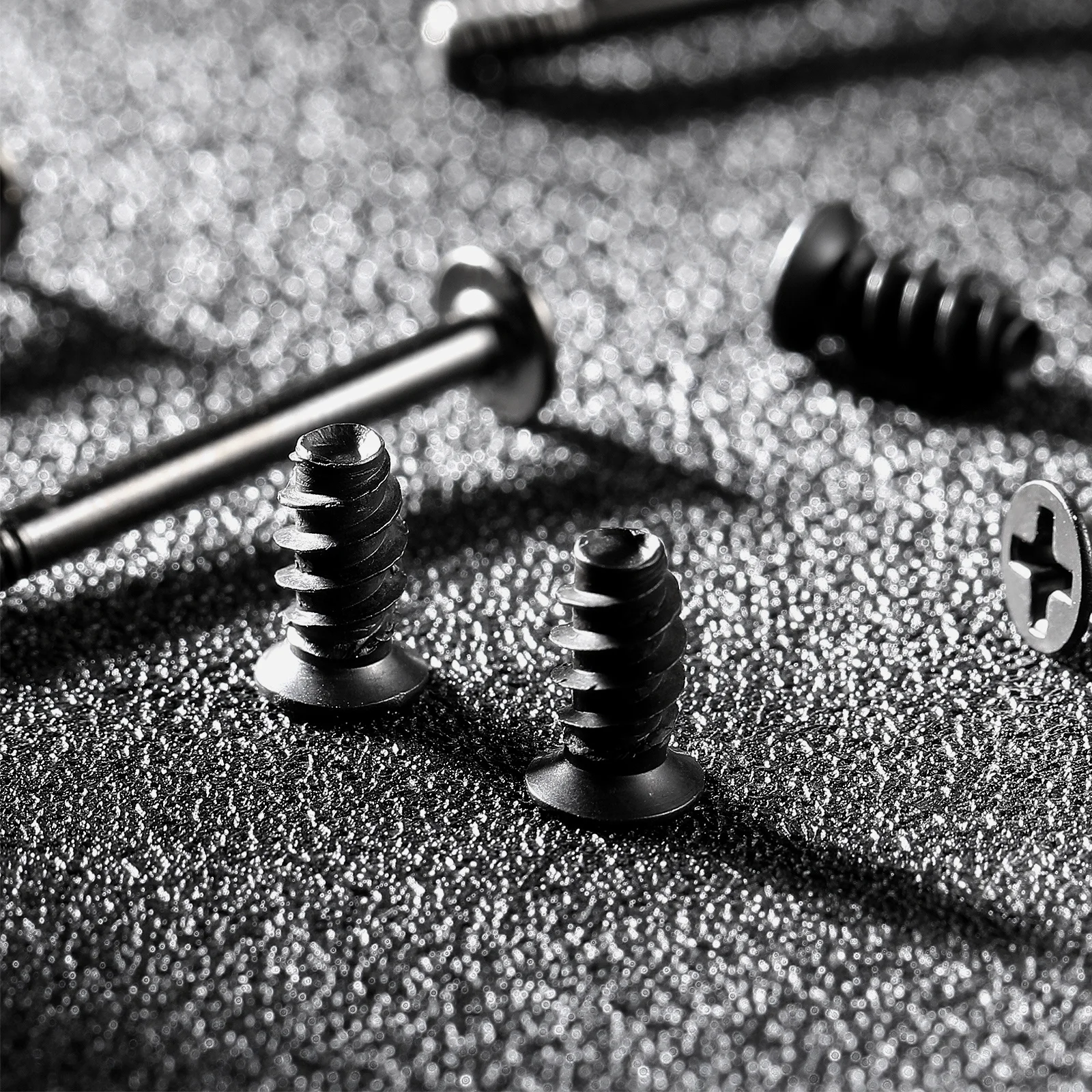 

60pcs Case Fan Screws Set Computer Cooling Fan Long Short Screws Durable Carbon Steel Easy Installation Practical Use Hardware