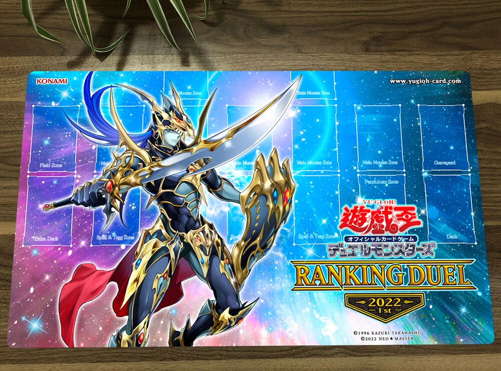 

YuGiOh Black Luster Soldier - Soldier of Chaos TCG CCG Playmat Trading Card Game Mat Table Gaming Play Mat Mouse Pad 60x35cm