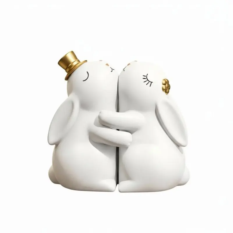 creative-hare-bookend-resin-animal-desktop-decor-minimalist-home-accent-for-living-room-study-kids-room