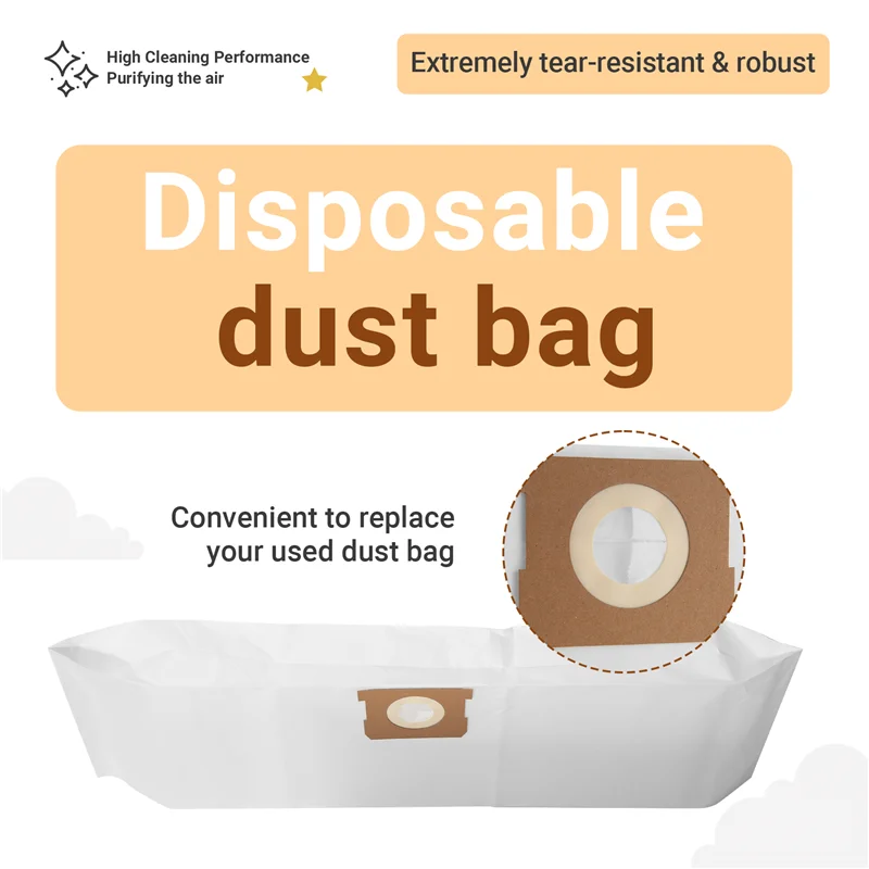 أكياس غبار المكنسة الكهربائية FZFZ للمكنسة الكهربائية الرطبة والجافة كارشر WD Series WD1 / MV1 كيس الغبار