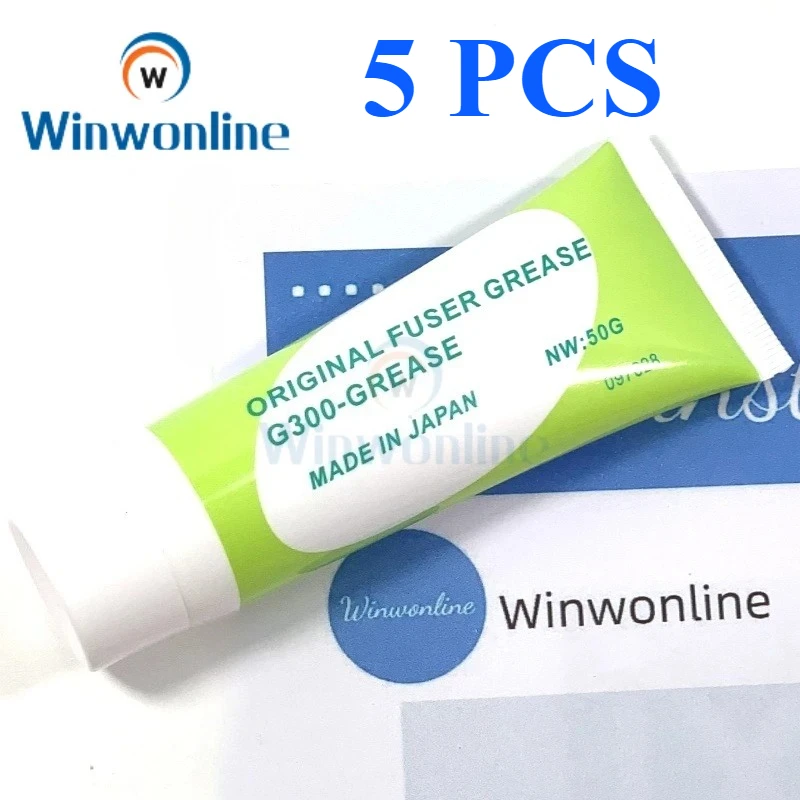 

5 шт. смазка для фьюзера, высококачественные детали принтера NW = 50G G300 для HP P 1505 4250 3015 4200 4345 2200 P3005 5200 M5025 5100 5000