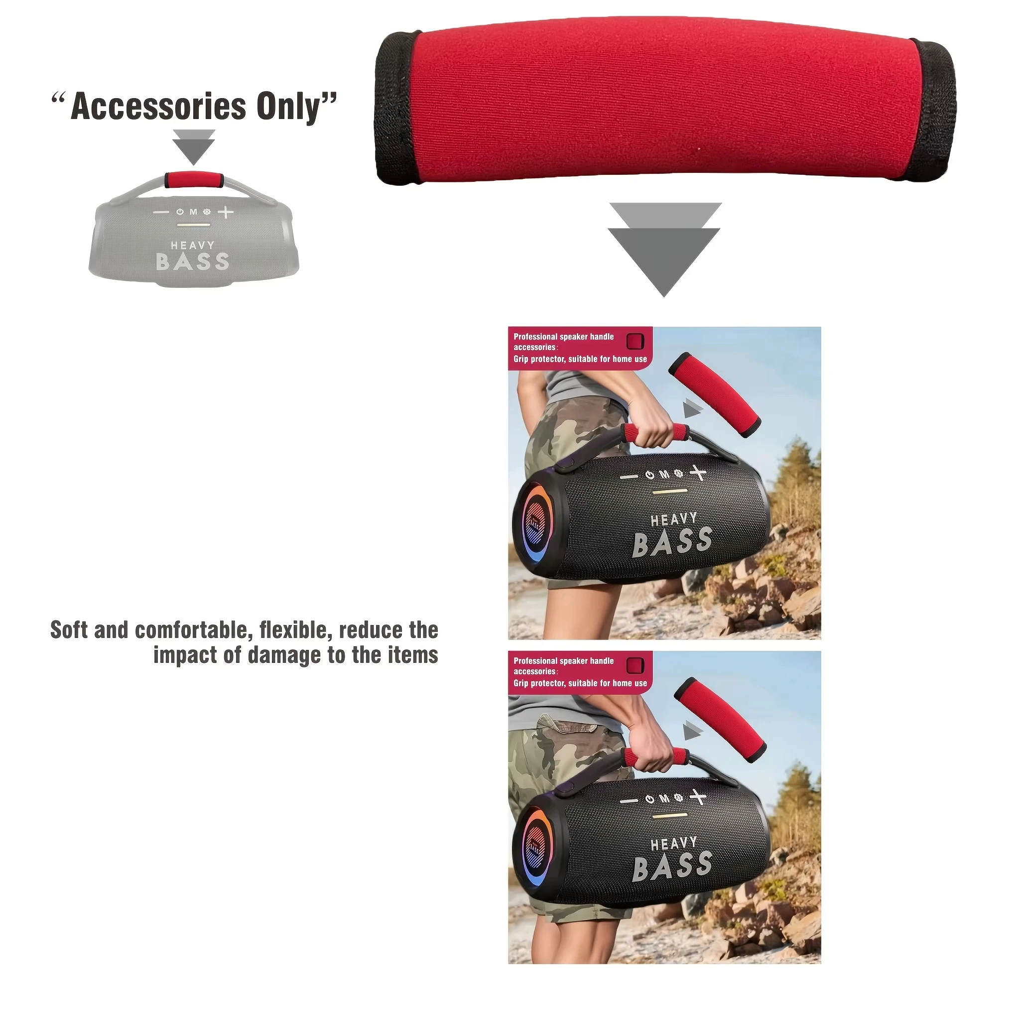 Heavy Duty Subwoofer Handle Strap 6